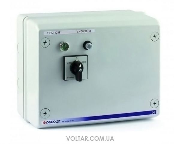 Пульт управления QST 550 для трёхфазных скважинных насосов Pedrollo с датчиком уровня в Ростове-на-Дону 